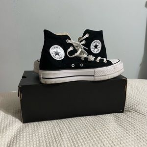 High top platform converse